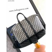 Dior专柜新款迪奥高仿原单Weekender 40手袋手提旅行袋 djfk1393