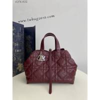 Dior专柜新款迪奥高仿原单中号黑色Toujours系列大菱格休闲女包 djfk1432