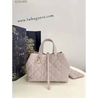 Dior专柜新款迪奥高仿原单中号甜蜜粉Toujours系列大菱格休闲女包 djfk1435