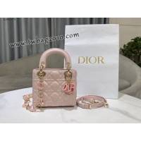 Dior专柜新款Lady女包迪奥高仿原单彩琳琅扣Lady Dior手袋三格手提女包 djfk1470