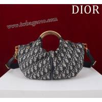 Dior专柜2025新款迪奥高仿原单饺子包复古手提包 djfk1487