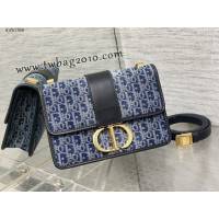 Dior专柜新款迪奥高仿原单Montaigne丹宁系列链条肩背斜挎女包 djfk1569