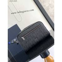 Dior专柜新款迪奥高仿原单CD Diamond图案帆洗漱包收纳包 djfk1625