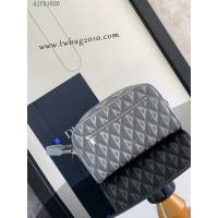 Dior专柜新款迪奥高仿原单CD Diamond图案帆洗漱包收纳包 djfk1626
