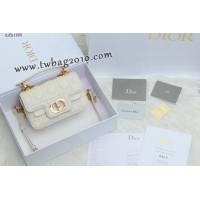 Dior专柜2024新款迪奥高仿原单小牛皮Cannage藤格纹珍珠包斜挎包 djfk1665