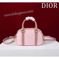 Dior专柜新款迪奥高仿原单迷你波士顿包手提肩背女包 djfk1670