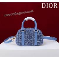 Dior专柜新款迪奥高仿原单迷你波士顿包手提肩背女包 djfk1672