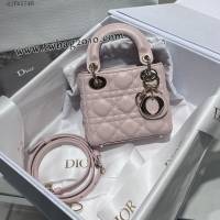 Dior专柜新款春夏新色超迷你手袋迪奥高仿原单Lady戴妃包 djfk1746