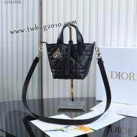Dior专柜2025新款原厂皮手提包迪奥高仿原单黑色迷你toujours竖版手袋 djfk1838