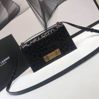 YSL专柜款女包 聖羅蘭經典款DOMINO中號龜紋皮包 YSL肩背斜挎包 538791  jjh1069