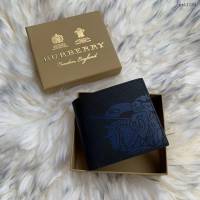 Burberry專門店新款短夾錢包格紋馬術騎士圖案短款西裝夾 巴寶莉男士短夾 yxb1084