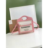 Burberry專門店新款小號撲克包 巴寶莉帆布托特包手提肩背女包 yxb1094