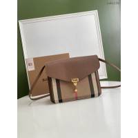 Burberry專門店新款格紋斜背包 巴寶莉女士斜挎肩背包 yxb1126