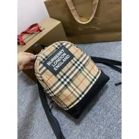 Burberry專門店新款雙肩包 巴寶莉經典格紋男女款後背包 yxb1195