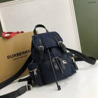 Burberry專門店新款小號軍旅背包 巴寶莉尼龍布女士雙肩背包 yxb1245