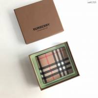 Burberry專門店新款兩折短夾錢包 巴寶莉Vintage格紋環保帆布男士短夾錢包 yxb1315