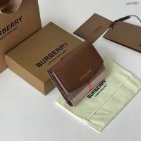 Burberry專門店新款女士短夾錢包 巴寶莉拼色翻蓋短錢包 yxb1450