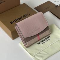 Burberry專門店新款女士短夾錢包 巴寶莉拼色翻蓋短錢包 yxb1451