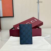 Gucci專櫃2026新款男士錢夾卡包 古馳雙G長款卡片夾 768249  gc1042