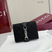 Gucci專櫃2026新款鎖扣男女錢夾 古馳Jackie1961系列短款錢包 867166  gc1125
