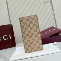 Gucci專櫃經典雙G印花對折錢包 古馳Essence系列長款女士錢包 876441  gc1126