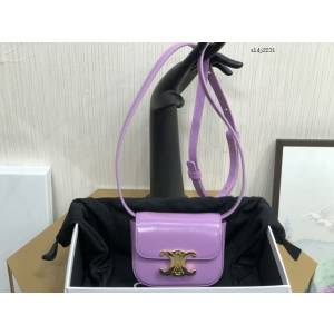 Celine專櫃2023新顏色mini肩背包 10513 賽琳凱旋門迷你挎包 sldj2231