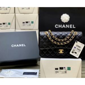 Chanel專櫃全新至尊版本純原廠CF鏈條女包 1112 香奈兒中號經典款Classic flap bag手袋 djc5168