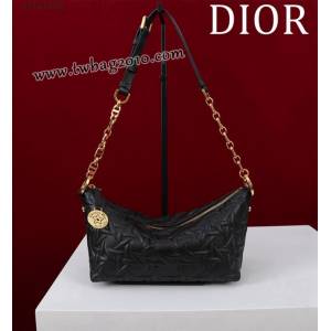 Dior专柜新款迪奥顶级原单Diorstar Hobo链条手袋肩背女包 djfk1048