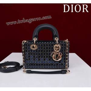 Dior专柜新款迪奥顶级原单超迷你刺绣珠片lady d-joy-micro djfk1055