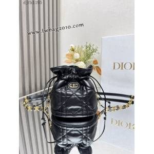 Dior专柜2025新款迪奥顶级原单迷你抽绳水桶包 djfk1195