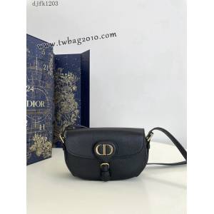 Dior专柜新款迪奥顶级原单中号蓝布Bobby East-West秋冬系列小挎包 djfk1203