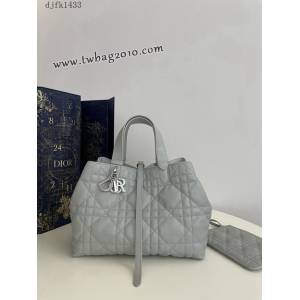 Dior专柜新款迪奥高仿原单中号黑色Toujours系列大菱格休闲女包 djfk1433