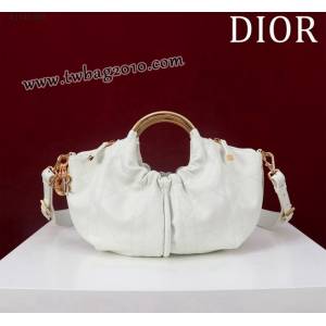 Dior专柜2025新款迪奥高仿原单饺子包复古手提包 djfk1488