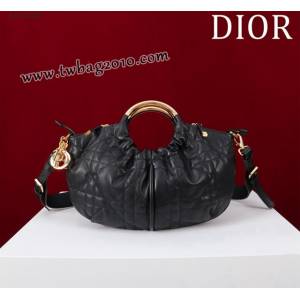Dior专柜2025新款迪奥高仿原单饺子包复古手提包 djfk1489
