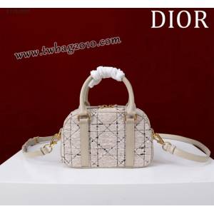 Dior专柜新款迪奥高仿原单迷你波士顿包手提肩背女包 djfk1669