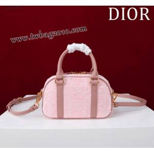 Dior专柜新款迪奥高仿原单迷你波士顿包手提肩背女包 djfk1670