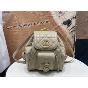 Dior专柜2025早春新款迪奥高仿原单小号Caro双肩背包女士后背包 djfk1818