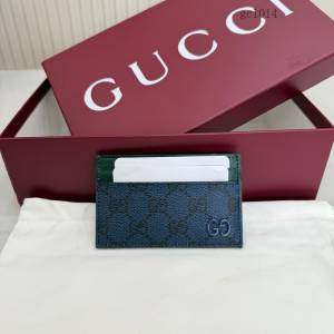 Gucci專櫃經典老花卡包卡夾 古馳Supreme男士證件夾 768248  gc1014