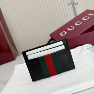 Gucci專櫃2026新款男士名片夾 古馳春夏系列織帶卡夾 867277  gc1018