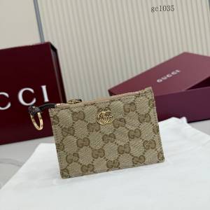 Gucci專櫃男士經典老花拉鏈鑰匙包 古馳Generation拉鏈錢包錢夾 837747  gc1035