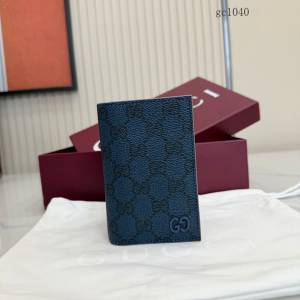 Gucci專櫃2026新款男士錢夾卡包 古馳雙G長款卡片夾 768249  gc1040