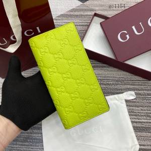 Gucci專櫃雙G經典印花對折錢夾 古馳Imprint系列長款男女錢包 835014  gc1154
